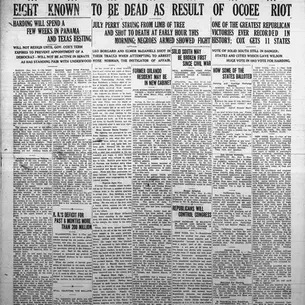 Florida's Hidden Past: The 1920 Ocoee Massacre