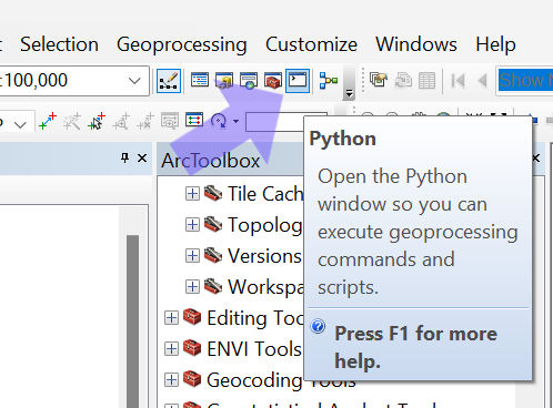 Abrir console Python
