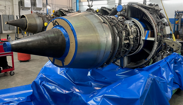 TURBINE ENGINE CFM56-3C1 ESN 725103. Tempo total do motor: 65.017 horas – Total de ciclos: 41.448. Primeiro limitador: 4.349 ciclos restantes na categoria C. Obtido de CFM56-3C1 ESN 725103 | Turbine Engine Solutions