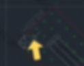 Cursor indicando mudança no Sistema de Coordenadas.