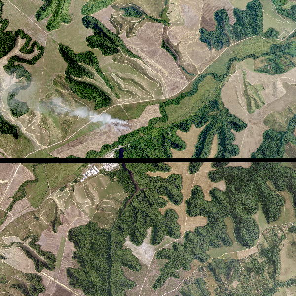 Mosaico inicial com erro.