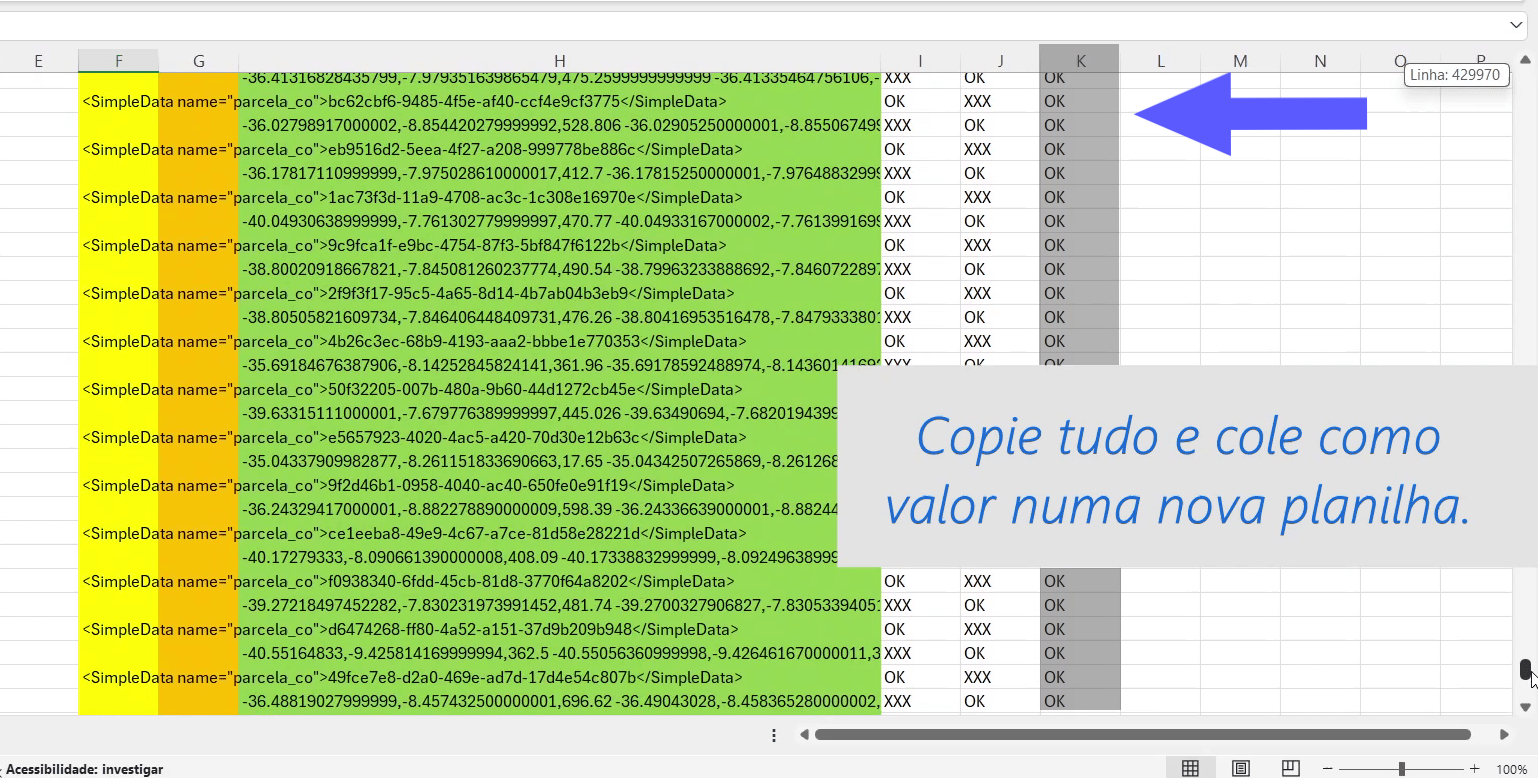Ad33 Geo - KMZ para Excel: Extrair as coordenadas de Polígonos