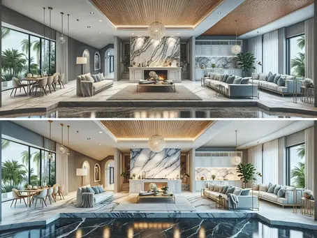 Transform Your Miami Home with Luxurious Marble Slabs: Trends and Design Ideas