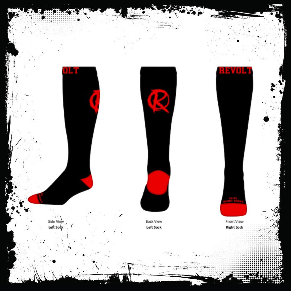 Revolt "R" Deadlift Socks