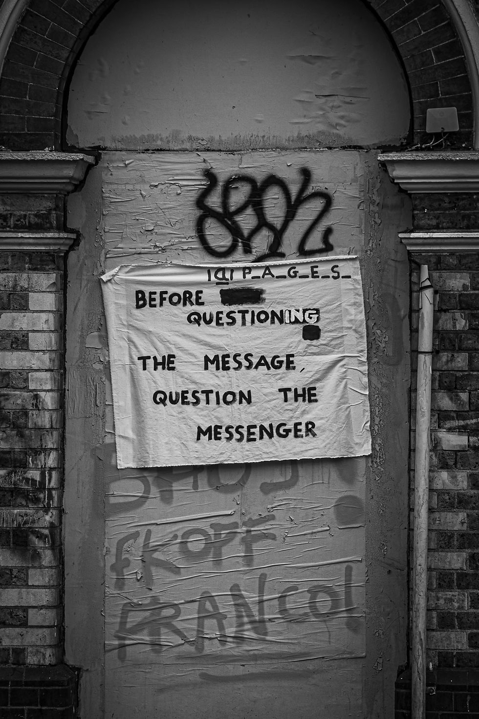 Questioning the messenger