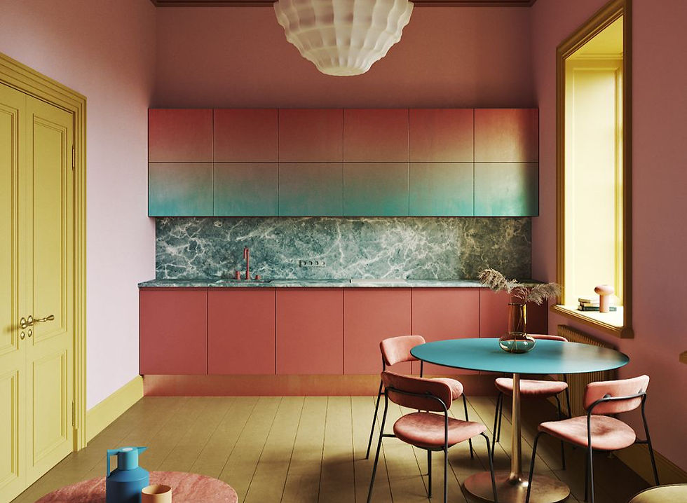 color gradient Decor trend