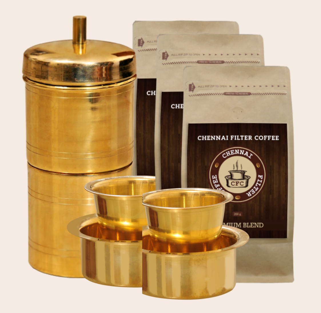 Traditional Indian Coffee Filter Pack