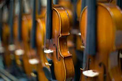 Rangée de violons