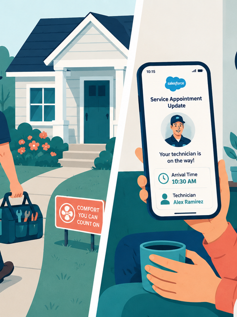 AI Agents in the Field: How Service Companies Are Using Agentforce to Close the Last-Mile Communication Gap