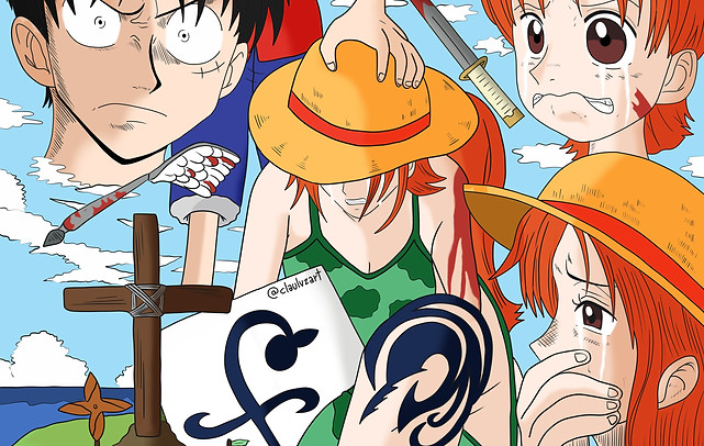 Luffy and Nami One Piece