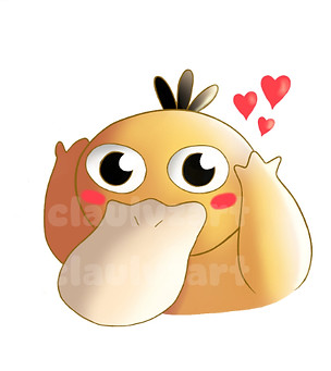 Psyduck Pokemon Sticker