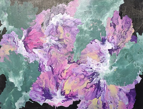 Series of abstract flowers 2/2