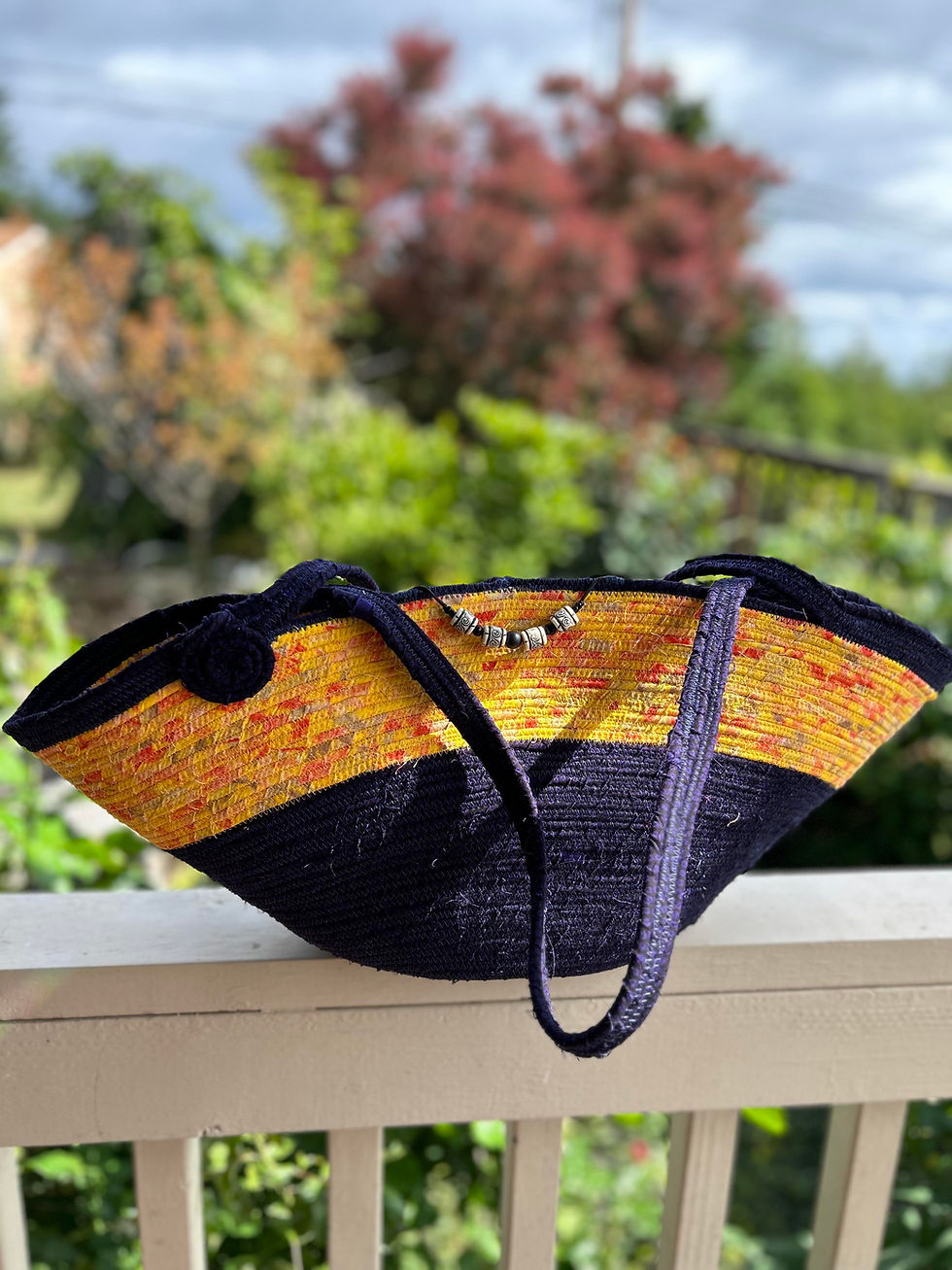 Thumbnail: Purple and Yellow Tote