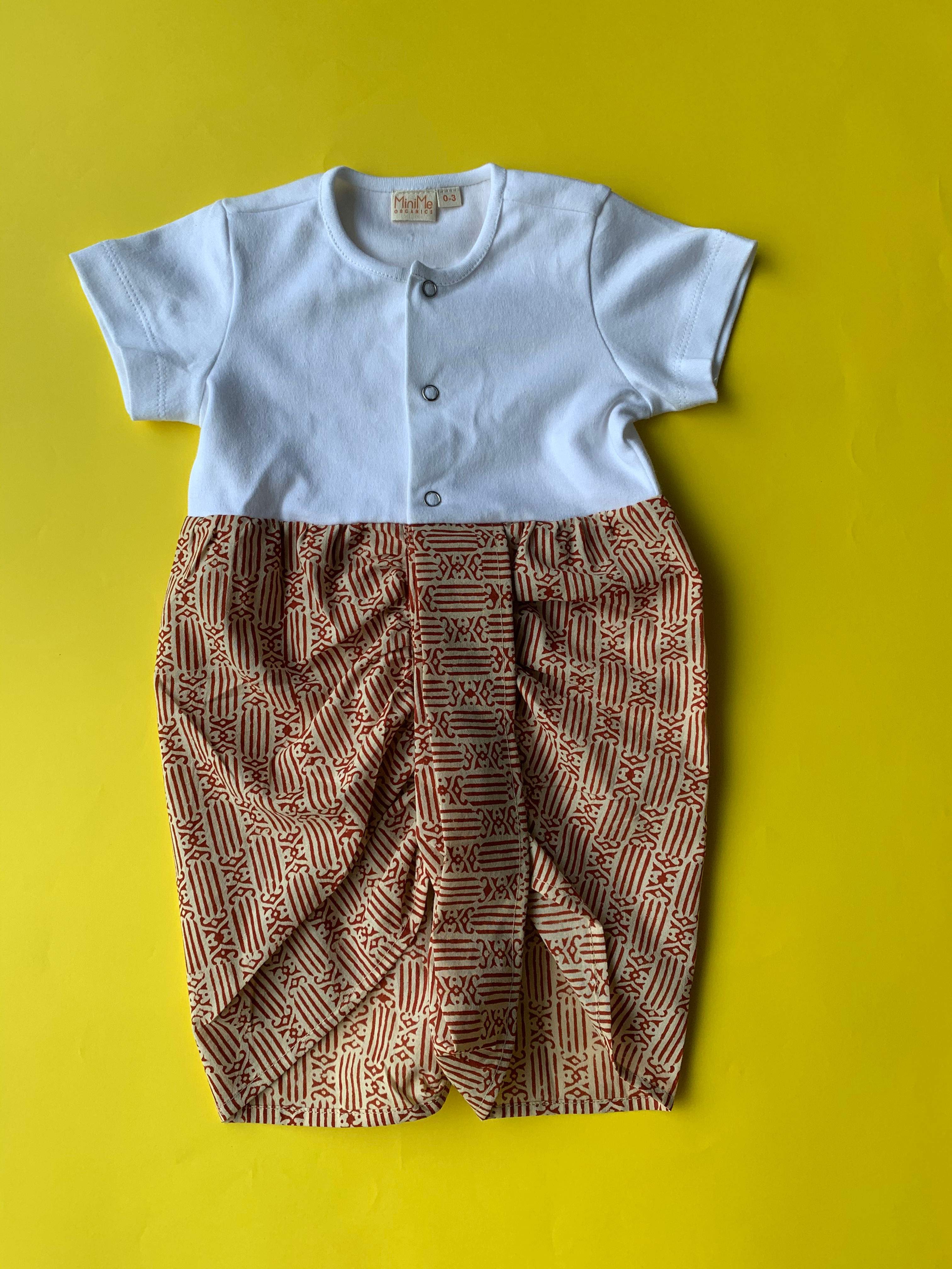 Desert Straight Dhoti-Bodysuit