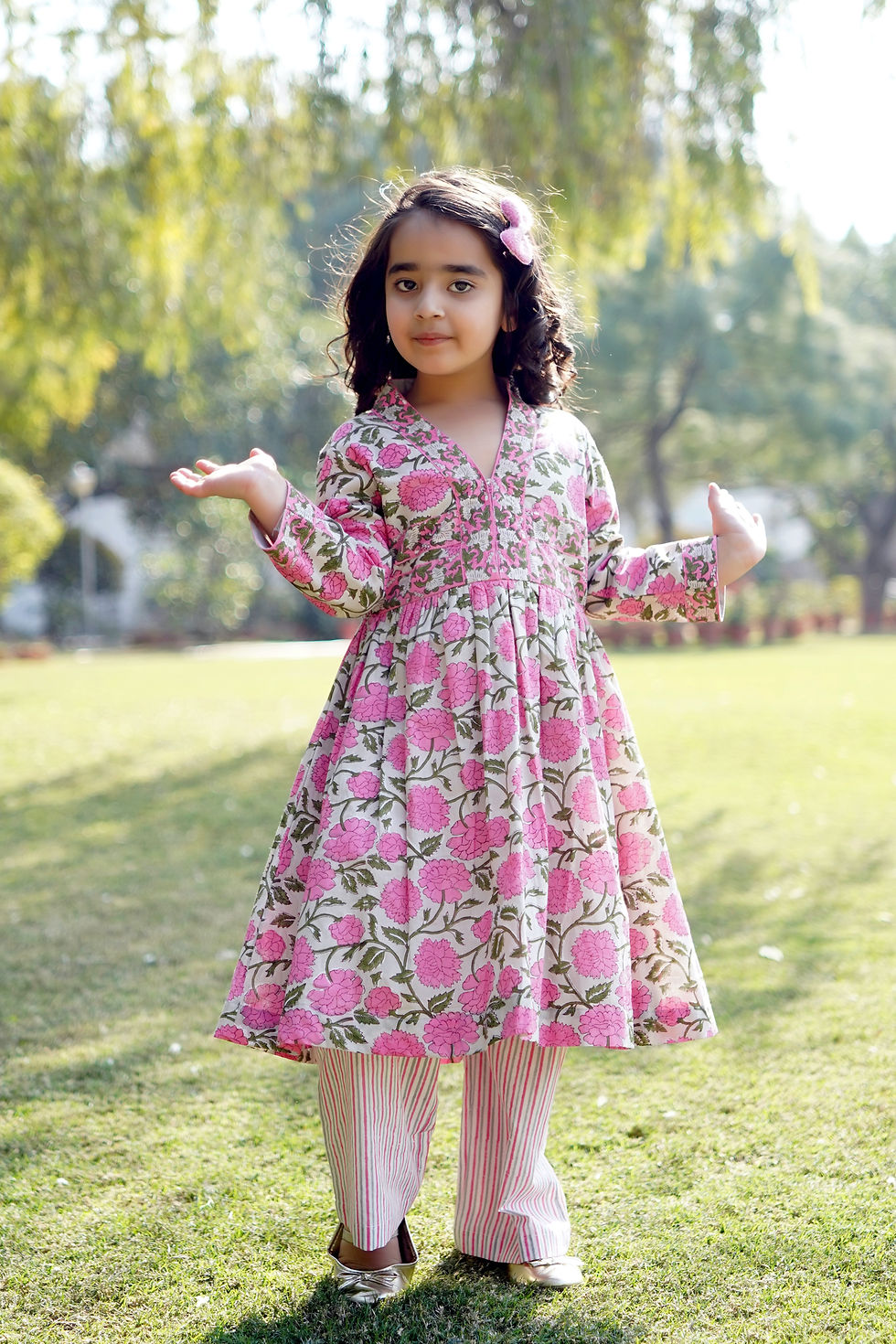 Thumbnail: Rosette Salwar Suit/Dress