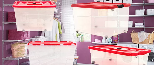 Tips para almacenar tu ropa en cajas de plástico
