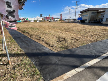 【防草シート施工】広い敷地もお任せ!空き地をスッキリ管理(群馬県伊勢崎市)