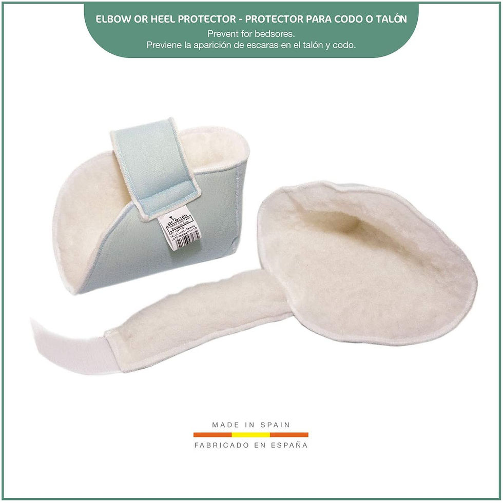Miniatura: ORTONES | Talloniera Gomitiera Antidecubito | 1 paio | Protezione per Piedi, Ta