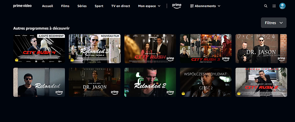 Touts les films avec l'intégralité de mes soundtracks pour "George Tounas Films" sur Prime Vidéo France !