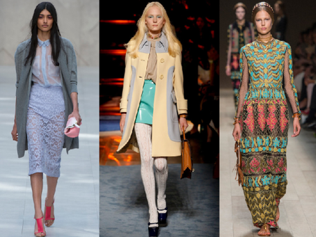 Color Combinations Seen On the Runway