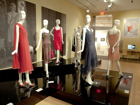 1920s fashion exhibit at Phoenix Art Museum