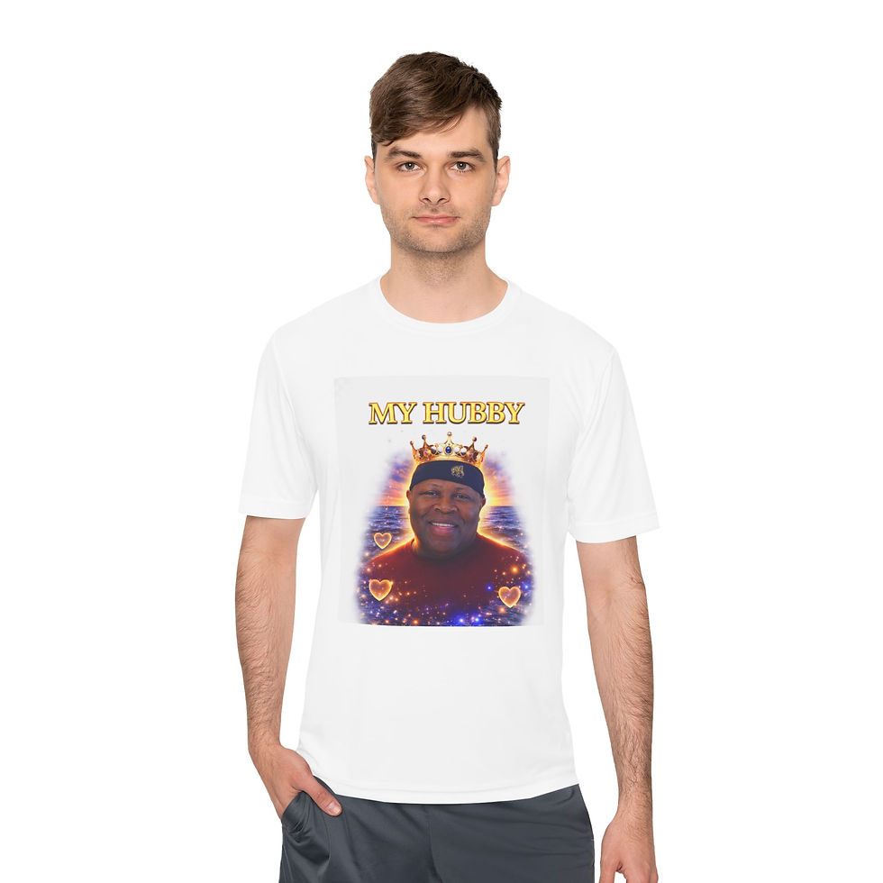 Thumbnail: My Hubby photo portrait Tee | Romantic heart graphic shirt
