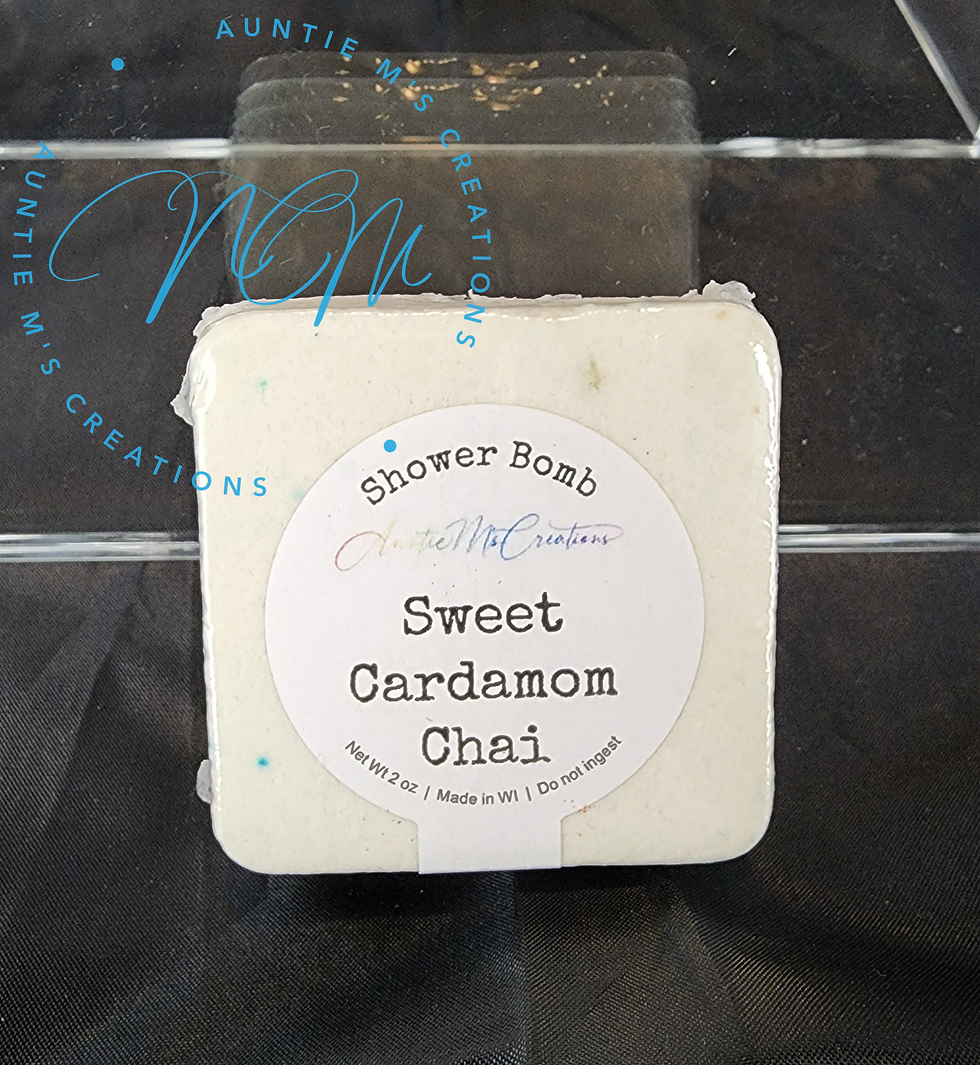 Sweet Cardamom Chai Shower Bomb logo