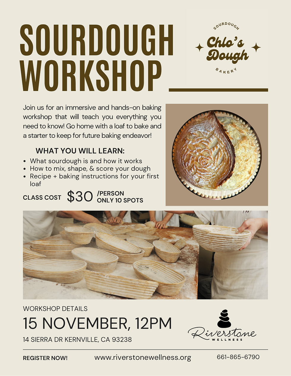 Sourdough Workshop with Chlo’s Dough