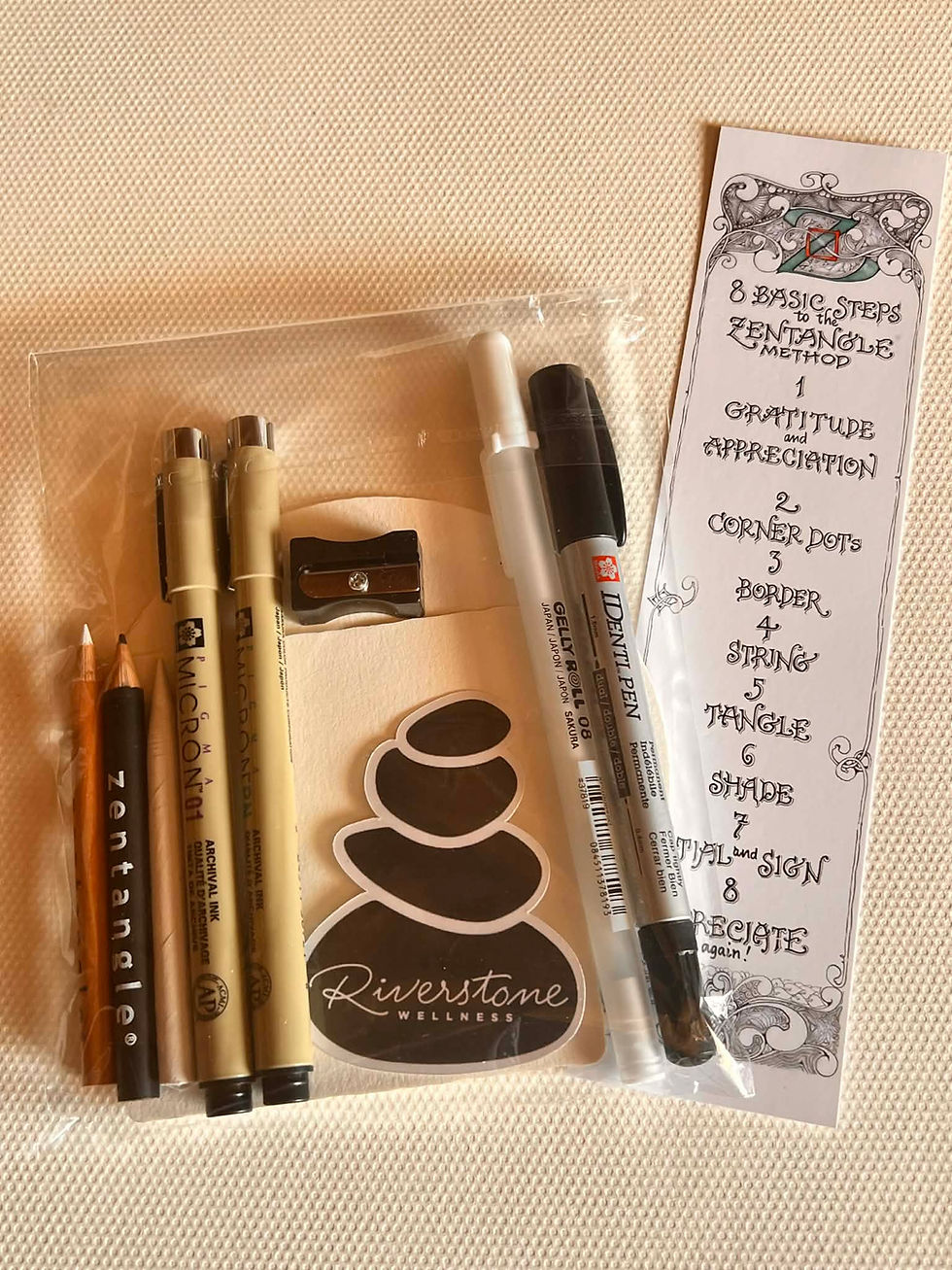 August Zentangle for Beginners: Lori Morris via Zoom