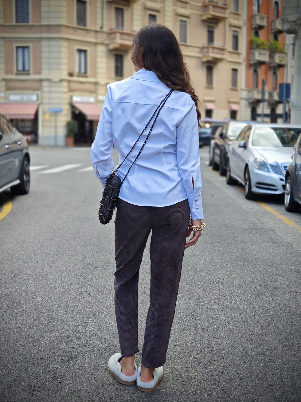 Miniatura: PANTALONE VELLUTO MEME ROAD 