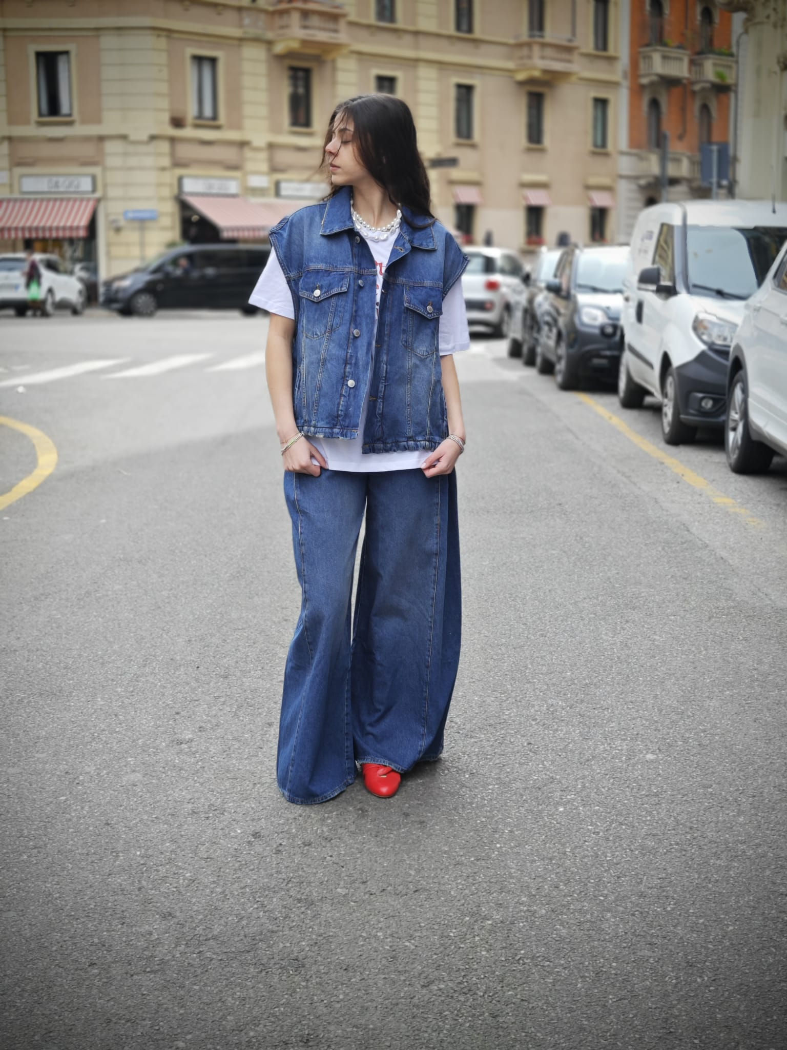 GILET JEANS MEME ROAD