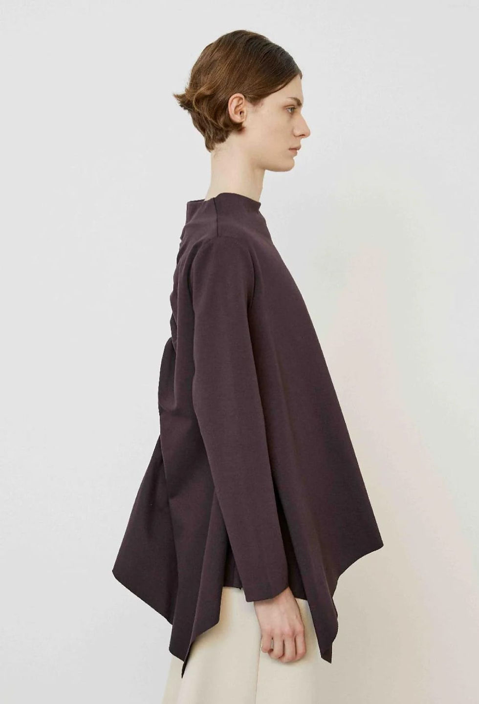 Miniatura: BLUSA MOTIVO ARRICCIATO DIETRO MEIMEIJ