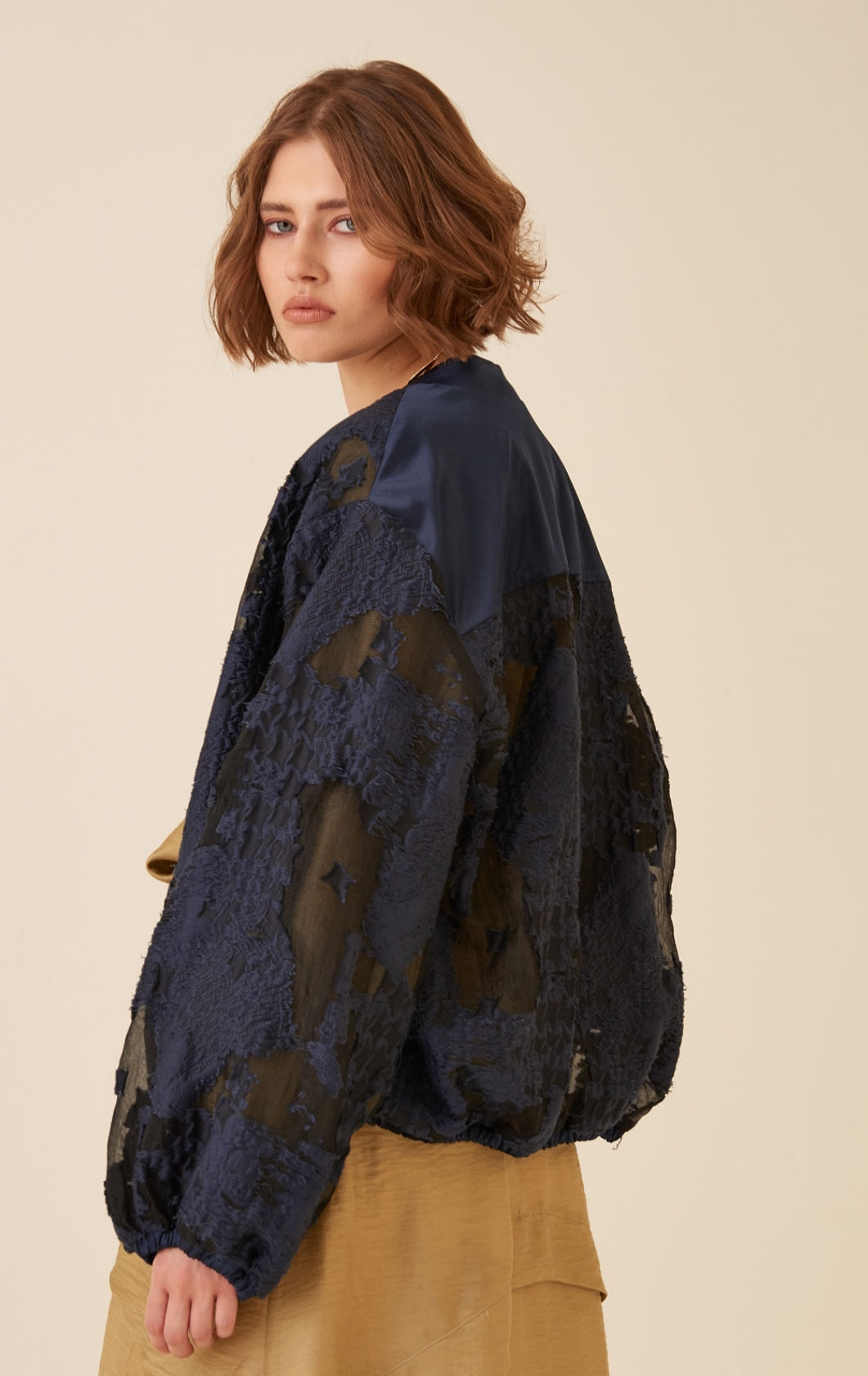 BOMBER JACQUARD HANAMI D' OR
