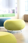 black and yellows chairs