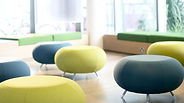 black and yellows chairs