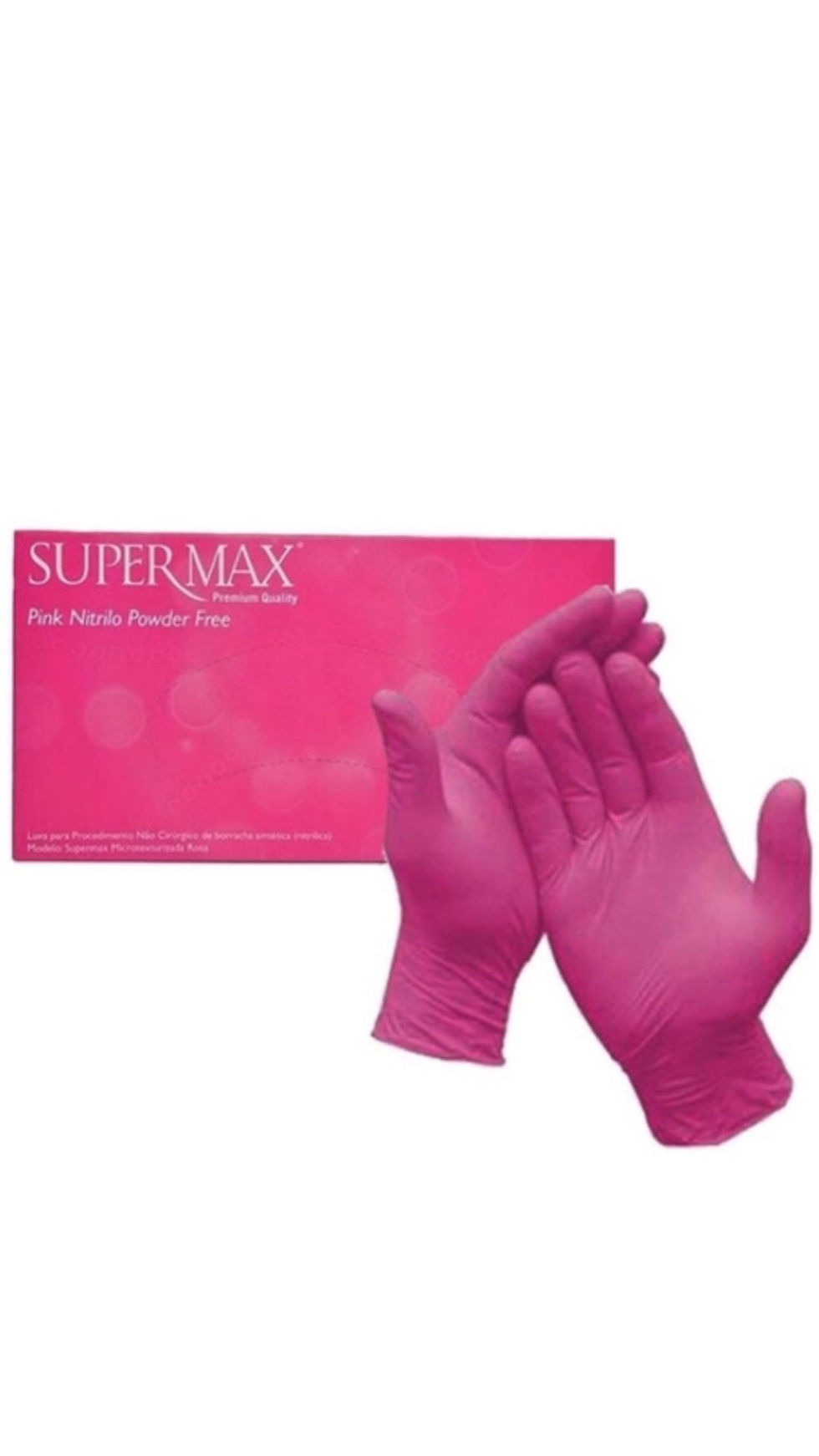 Miniatura: Luva Nitrilo Rosa | Supermax | CA 51.114