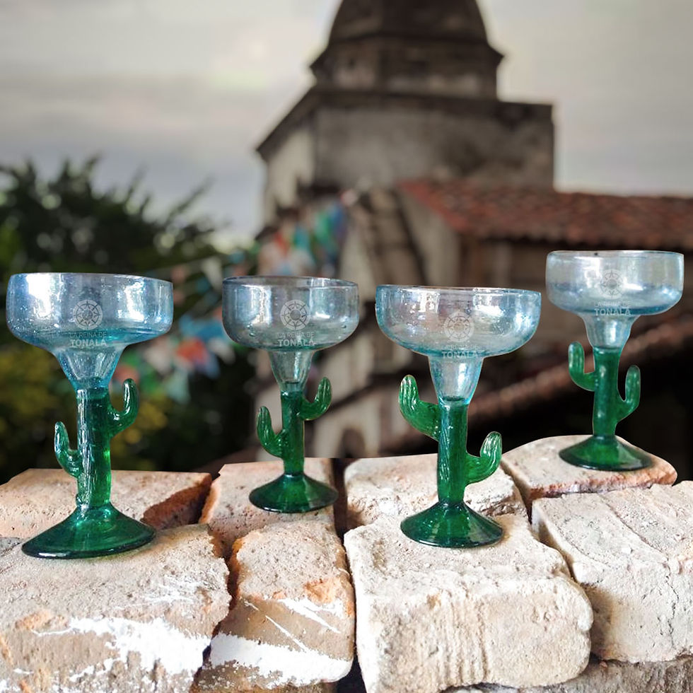 copa margarita vidrio soplado