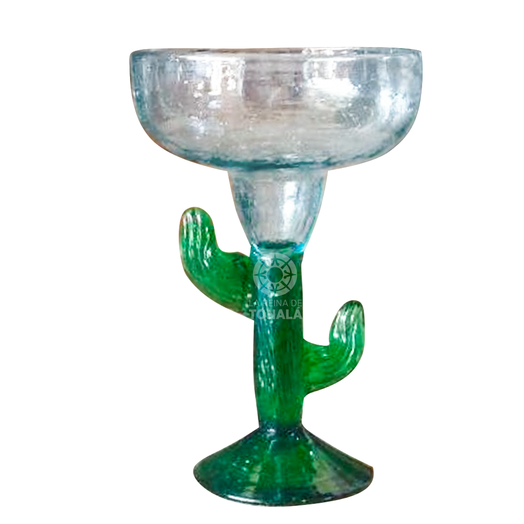 copa de vidrio soplado