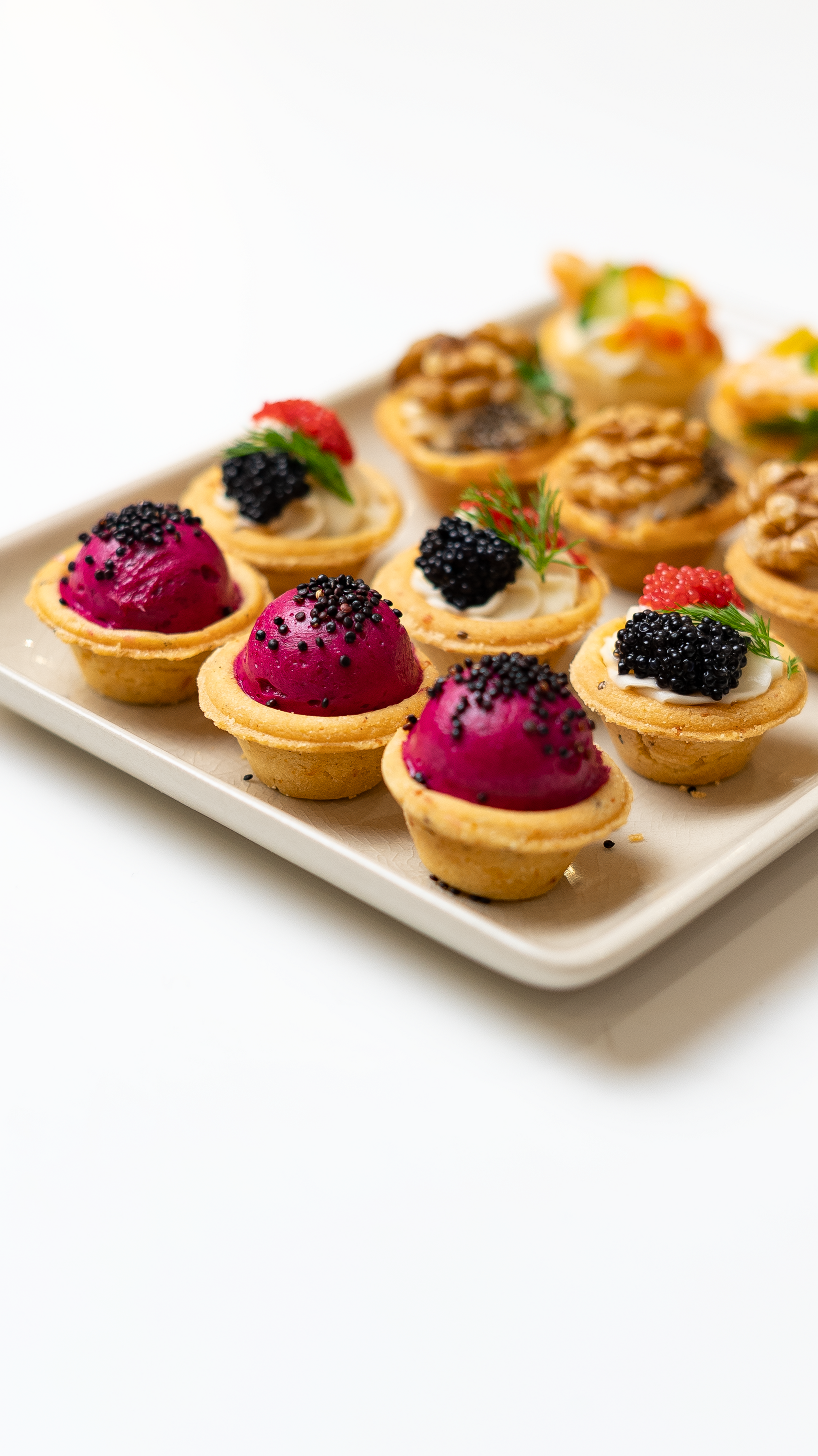 Tartelette Ronde Dome bettrave et thon