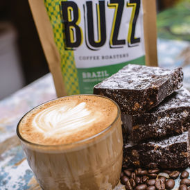 Buzz coffee is perfect with chocolate! Buzz Coffee Roasters, Sidmouth, Devon