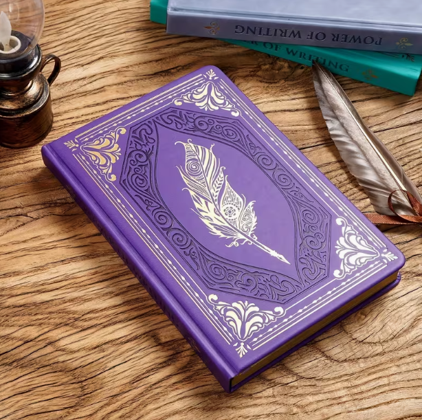 Vintage Leather Journal A5 - Feather Quill