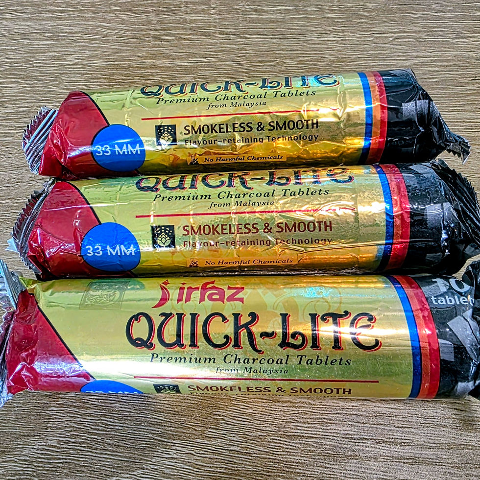 Irfaz Quick-Lite Charcoal Tablets (33mm - 10 Pack)