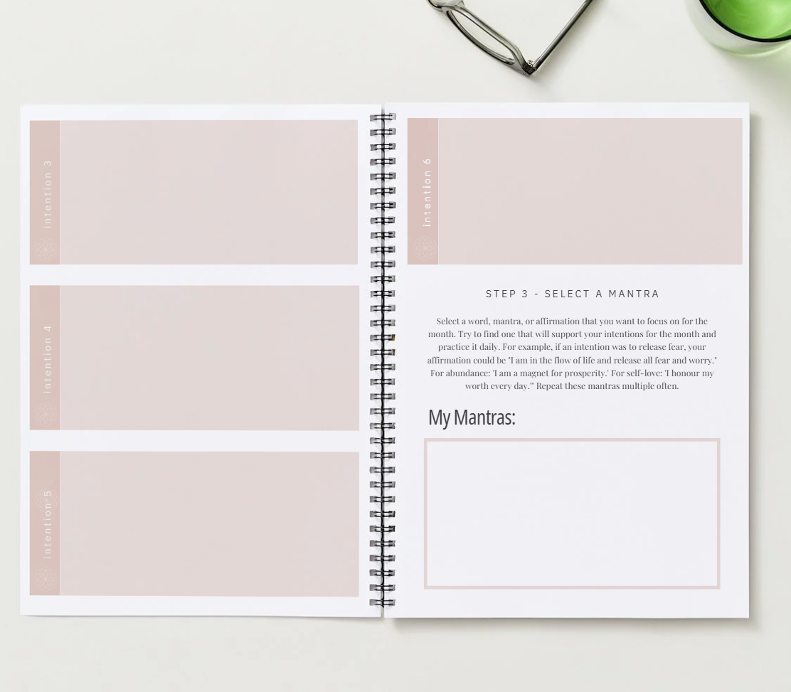 Monthly Intention Setting & Manifesting Workbook