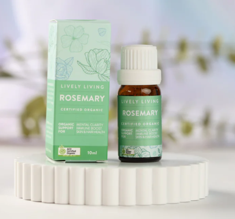 Certified Organic Rosemary Essential Oil (10ml)