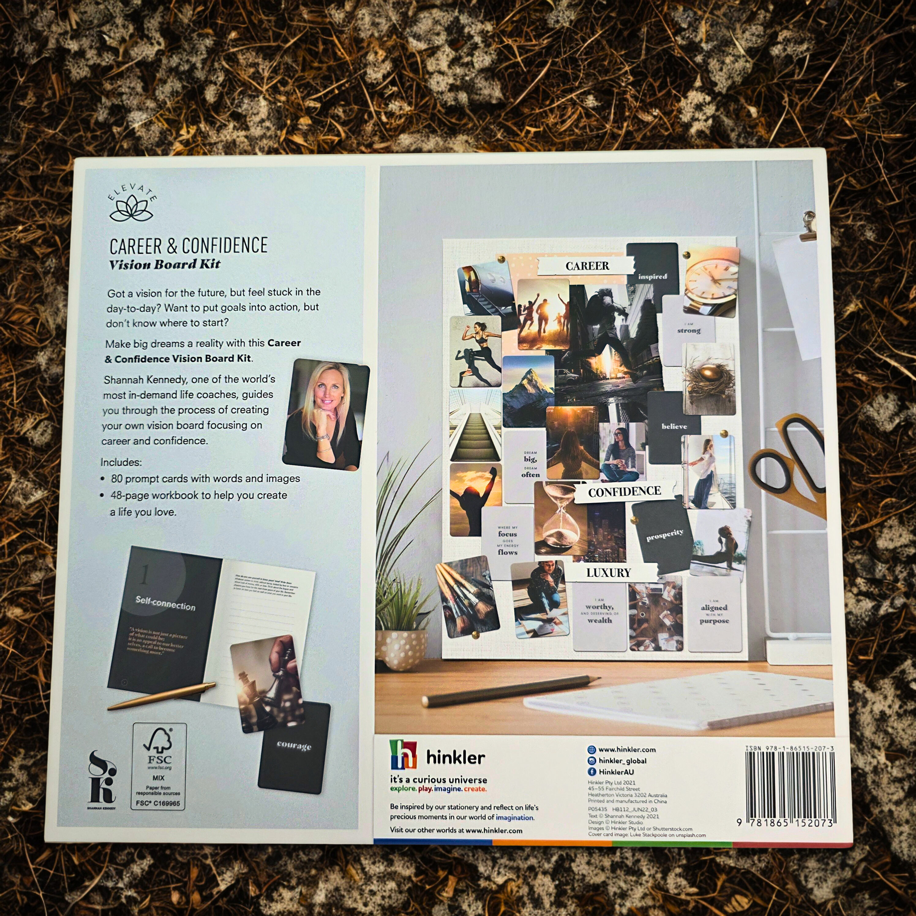 Career & Confidence Vision Board Kit by Hinkler Imagine (Box Set)