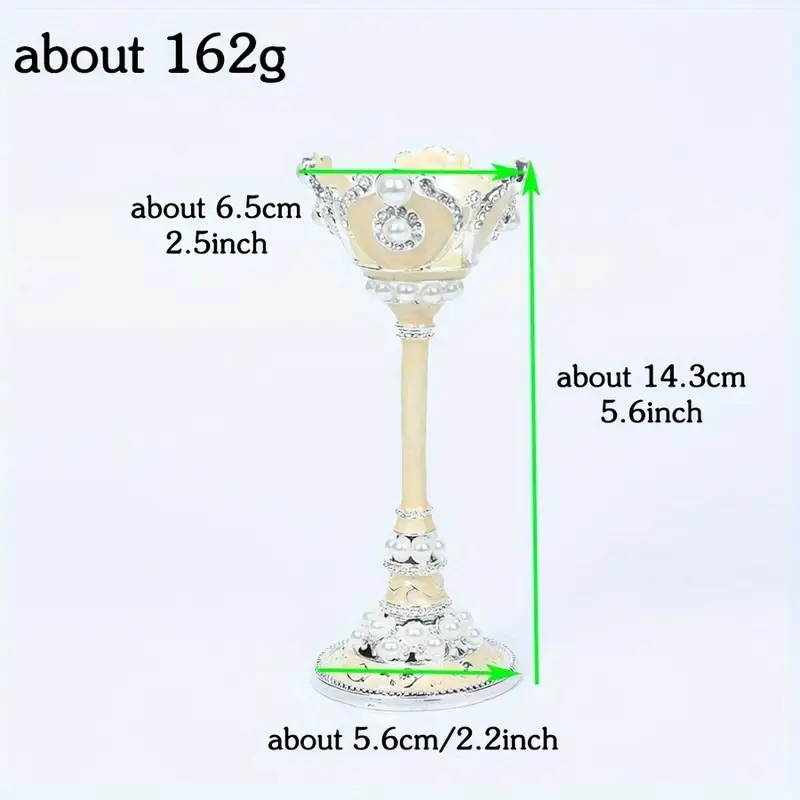 Elegant Handmade Scepter-Shaped Crystal Ball Stand