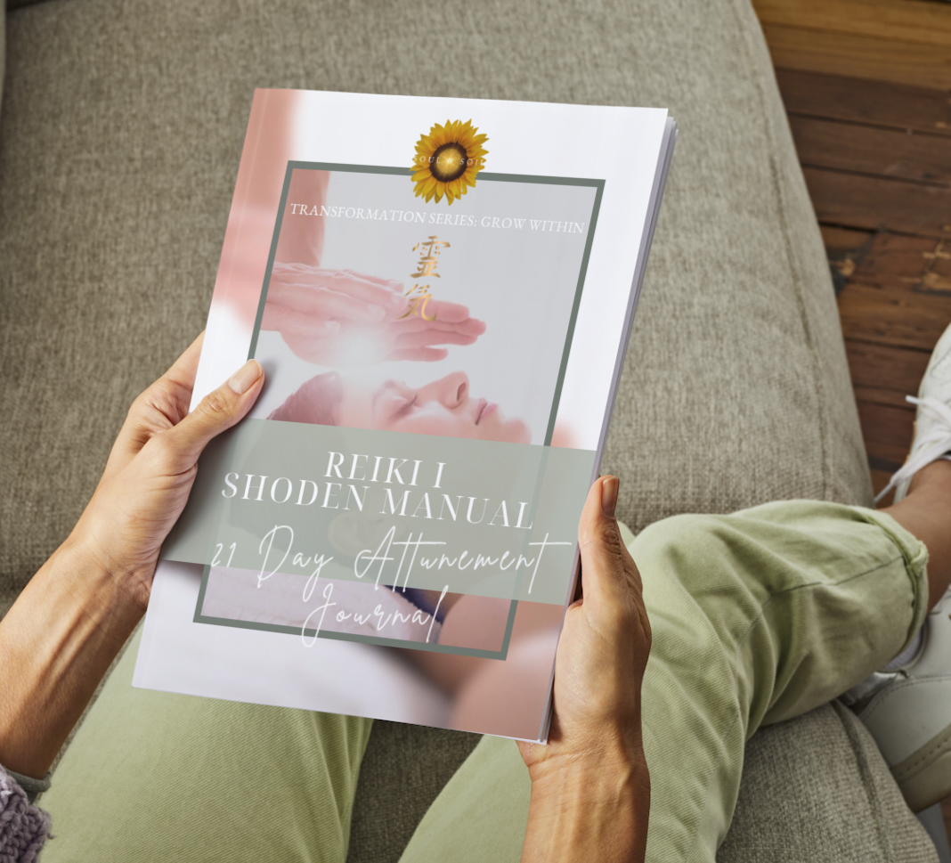 Reiki I Shoden Manual & 21 Day Attunement Journal: Bound Edition