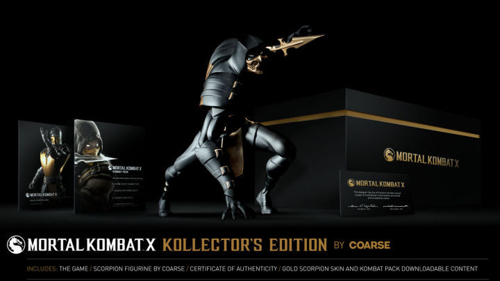 Mortla Kombat X Coarse Kollector Edition