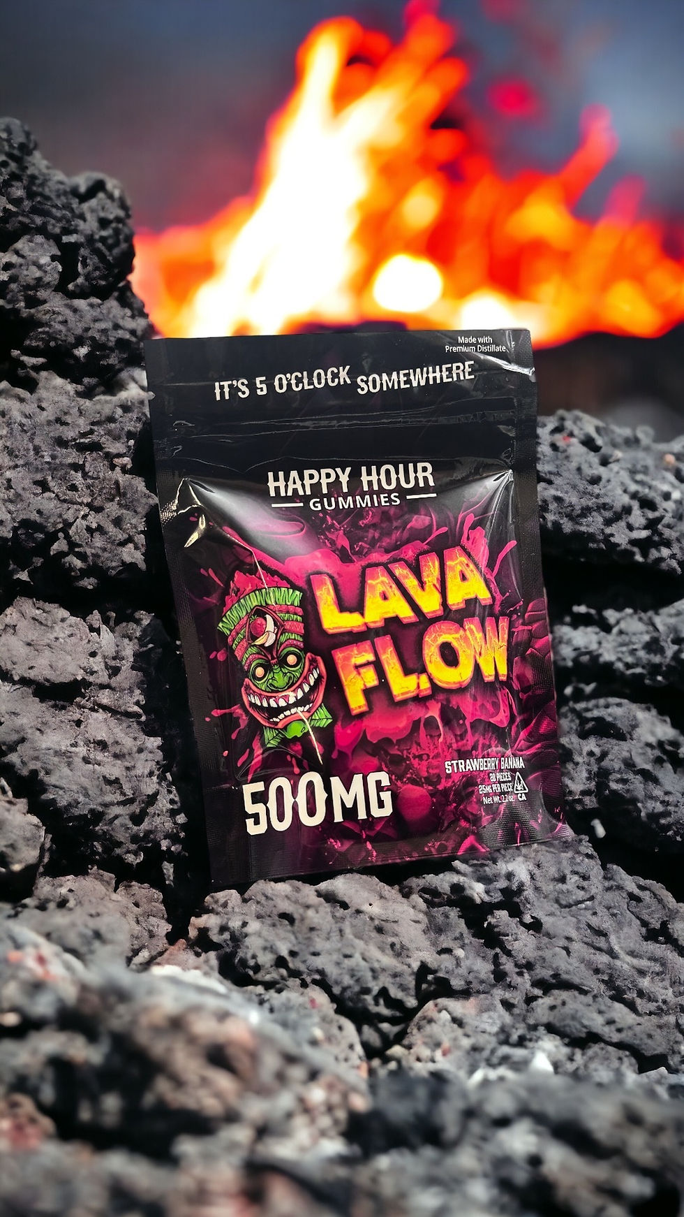 Happy Hour Gummies 500mg - Lava Flow