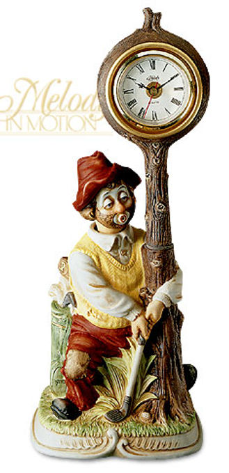 Willie The Golfer Clock | MelodyInMotion Store